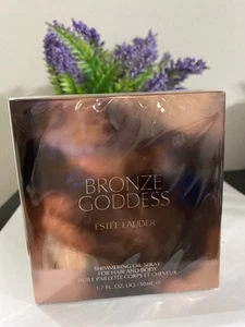 Estee Lauder Bronze Goddess Shimmering Oil Spray For Hair And Body, 1.7 OZ, Seal - Picture 1 of 5