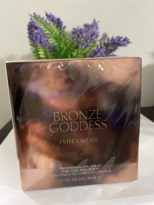 Spray de aceite brillante para cabello y cuerpo Estee Lauder Bronze Goddess, 1,7 OZ, sello Foto 1 de 4