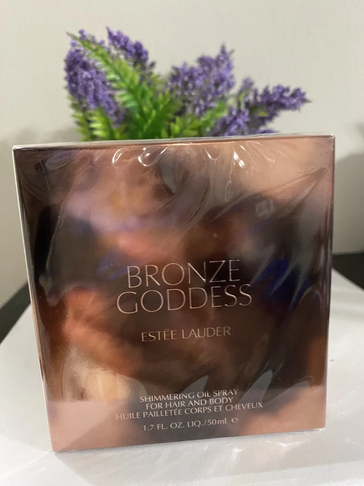Spray de aceite brillante para cabello y cuerpo Estee Lauder Bronze Goddess, 1,7 OZ, sello Foto 1 de 4
