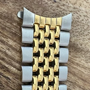 Pulsera de cuentas de arroz de 18 mm específica para Omega Constellation 167,005 - Imagen 1 de 14