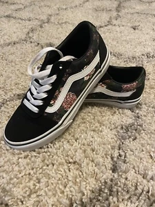 Vans Missy nero e stampa floreale condizioni quasi perfette - Foto 1 di 8