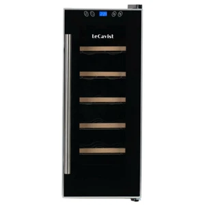 LeCavist 12 Bottle Single Zone Wine Fridge LCCV12B - Picture 1 of 10
