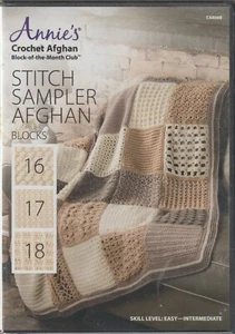 Annies Crochet Afghan Block-of-the-Month Club - Stitch Sampler Afghan (DVD) New - Picture 1 of 1