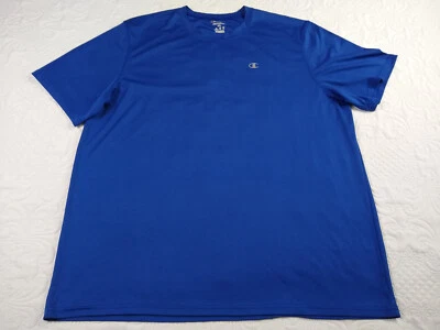 Camiseta Champion masculina 2XL azul nova com etiquetas falha - Imagem 1 de 4
