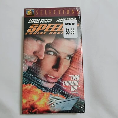 Speed 2: Cruise Control Movie VHS - Factory Sealed / New, 1997, Sandra Bullock — 第 1/3 张图片