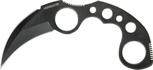 United Undercover Karambit Knife Black Stainless Fixed 6 1/2" Tactical 1466B - Picture 1 of 2