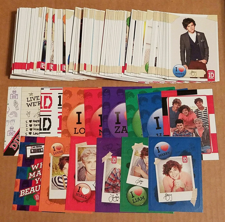 ONE DIRECTION 1D Panini 2013 Complete Set 1-100 + 15 Stickers Liam Payne Styles - Image 1 of 1