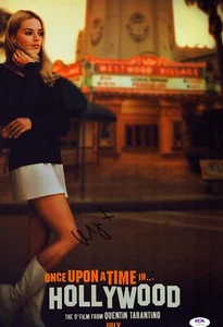 Foto firmata Margot Robbie 11x17 C'era una volta a Hollywood PSA - Foto 1 di 1