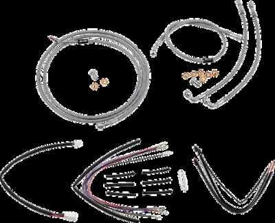 Kit de controles de manillar excavadora Burly 15 pulgadas SS con ABS Harley Street Glide 14-16 Foto 1 de 4