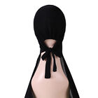 Chiffon Hijab Modal Cotton Bonnet Elastic Rope Solid Scarf Stretch Head Wraps