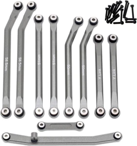 High Clearance Links Set Steering Rod Tie for AXIAL 1/24 SCX24 AXI00001 C10 AXI0 - Picture 1 of 12