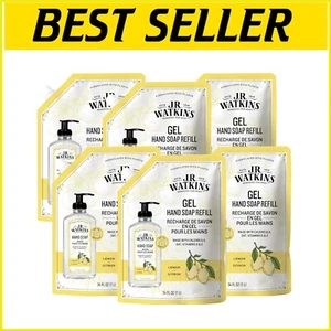 34oz Lemon Scented Gel Hand Soap Refill Pouch – Eco-Friendly Skin Care - Picture 1 of 11