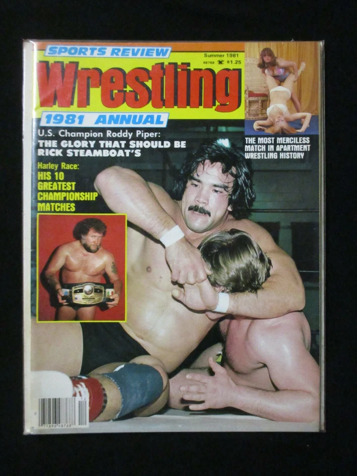 Harley de colección verano 1981 Sports Review lucha libre carreras y apartamento niñas 1242 Foto 1 de 1