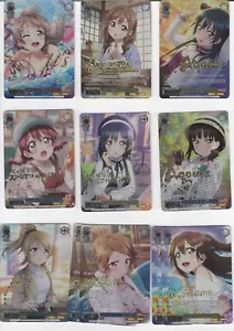 White Black Love Live! Japanese Single Cards Set (over 210 C + 13 R + 13 FP) - Picture 1 of 3