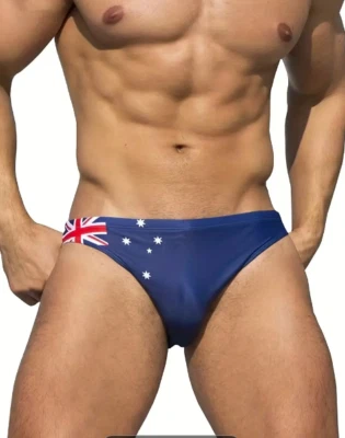 Australian Flag Briefs Trunks Swimming Sports UK Sizes 32 to 36 Inch TO CLEAR - Изображение 1 из 4