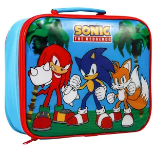 Sonic the Hedgehog rechteckige isolierte Brotdose Tasche für Jungen und Mädchen - Bild 1 von 9