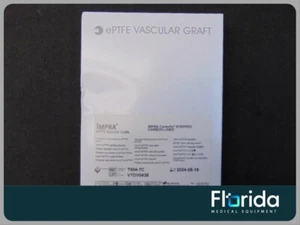 NEW T504-7C IMPRA EPTFE VASCULAR GRAFTS STEPPED CARBON LINE EXP 2024-08 - Picture 1 of 3