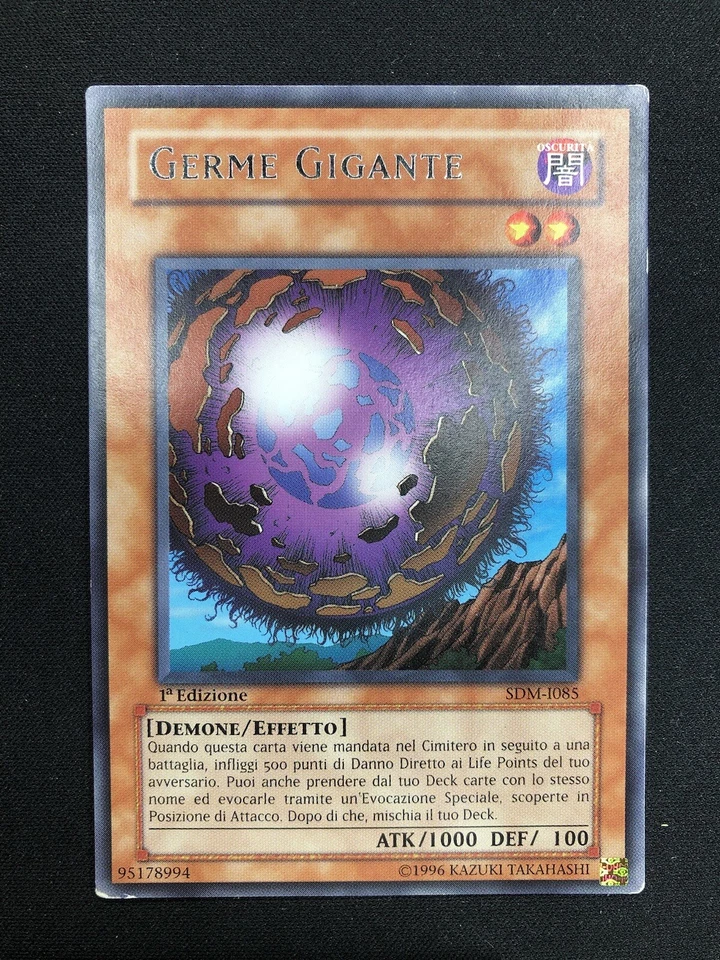 Yugioh Germe Gigante Sovrano Della Magia SDM I085 Prima Edizione Rara Vintage - Immagine 1 di 2