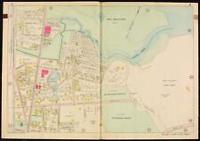 1907 QUINCY, NORFOLK COUNTY, MASSACHUSETTS, MERRY MOUNT PARK COPY PLAT ATLAS MAP