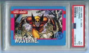 1992 Impel Marvel X-Men Series 1 - WOLVERINE #2 Graded PSA 7 NM - Picture 1 of 3