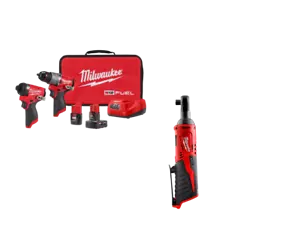 Milwaukee 3497-22RT M12 FUEL 12V 2-Tool Combo Kit w/ M12 3/8" Ratchet - Picture 1 of 12