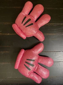 Disney Parks Minnie Mouse Plüsch Hände Rosa Glitzer - Bild 1 von 2