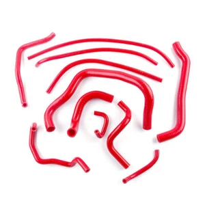 Red Silicone Radiator Coolant Hose Kit For 2000 2001 Honda CBR 929 RR Fireblade - Picture 1 of 13