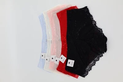 6 BoyShort Plus Size Lace Hipster Women panties 1X 2X 3X - Image 1 of 4