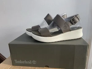NUEVO EN CAJA SANDALIAS TIMBERLAND DAMAS LOS ANGELES VIENTO OLIVA CORREA AL TOBILLO - Imagen 1 de 7