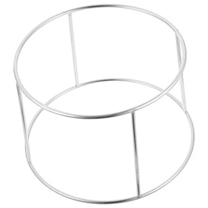 Seafood Dish Stand Stainless Steel Shelf Double Layer Storage Rack - Picture 1 of 12
