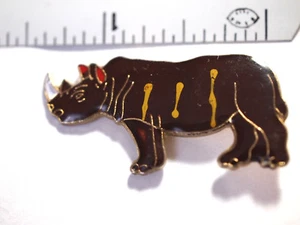 Rhino Lapel Pin - Picture 1 of 3