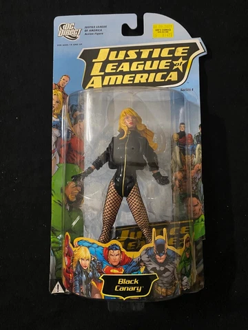 Black Canary Justice League Of America Action Figure DC Direct Cover