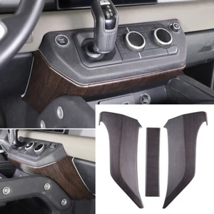 Cubierta de panel lateral de rodilla para consola central ABS de grano de roble para Land Rover Defender 2020+ - Imagen 1 de 16