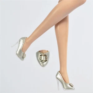 Silver Shoes Pump for Fashion royalty Ⅱ FR2 Nu Face 2 doll integrity toy 3.0 6.0