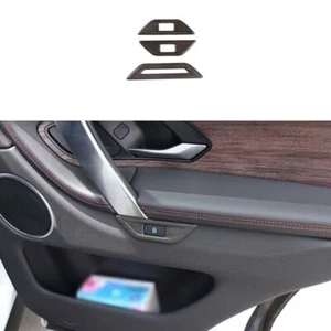 2020-2023 Oak Wood Grain For Discovery Sport 3pcs Door Memory Lock Switch Trim - Picture 1 of 8
