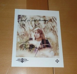 PETER MAFFAY, original signed Photo 20x27 cm  (NST) + LIED ZITAT - Bild 1 von 1