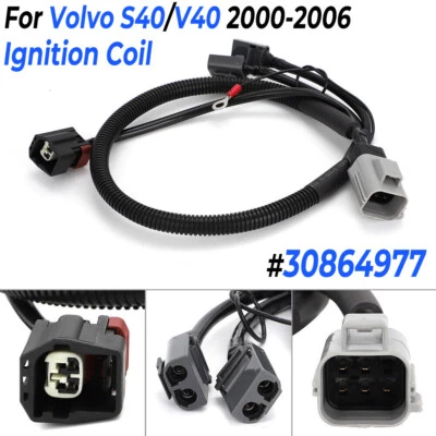 For Volvo S40/V40 4-Door 2000-2006 Front Ignition Coil Wiring Harness 30864977 - Image 1 of 4
