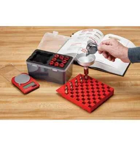 Hornady Premium Powder Funnel Kit Gray Multicaliber Non-static Aluminum - 586059 - Picture 1 of 2