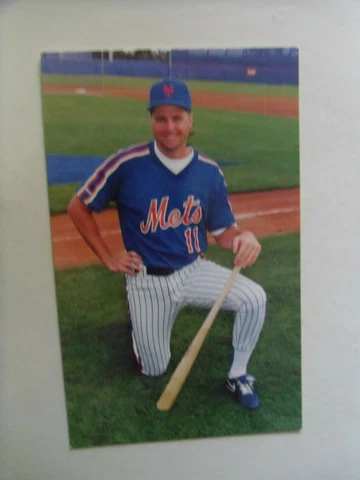 1990-91-NEW YORK METS-Tim Teufel POSTCARD Cover