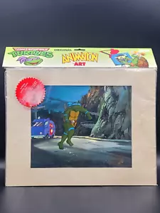 TMNT -Leonardo Original Animation Art Cell New in Package With COA! - Picture 1 of 7