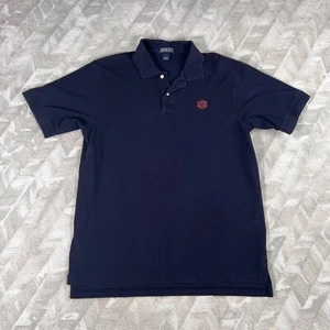 Camisa Polo Auburn Tigers Lands End Para Hombres Grande Azul Manga Corta NCAA Golf Informal - Imagen 1 de 12