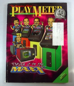 PLAY METER Magazine March 1999 - Arcade Video Games Pinball Playmeter - Picture 1 of 3