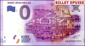 SAINT-JEAN-DE-LUZ / BILLET 0 € / NULL EURO-SCHEIN / UEGP 2016-1 - Picture 1 of 1