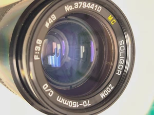Clean (TESTED) - Soligor C/D 70-150mm 1:3.8 Lens Yashica Mount - Picture 1 of 13