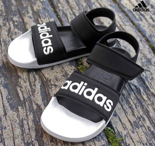 NUOVO CON SCATOLA $55 ADIDAS UOMO 13 SANDALI ADILETTE scarpe comode piatte sport atletico