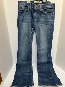 Pantalones de mezclilla Joe's Jeans para mujer 27 azul miel corte bootcut acampanados desgastados - Imagen 1 de 10