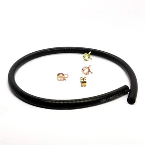 1/4" x 25" Fuel Line Hose with 4 Clamps Lawn Mower for 5414K 283207 791850 - Picture 1 of 1