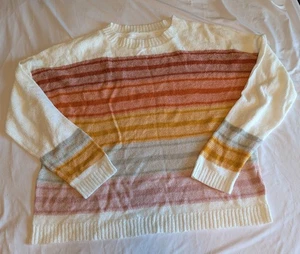 Multicolor Ombre Women's Knit Sweater XL - Picture 1 of 9
