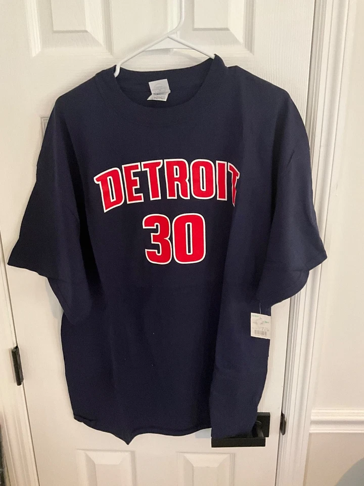 Detroit Pistons #30 Rasheed Wallace Talla X Grande Reebok NBA ~ Mediados de 2000’s ~ Nuevo con etiquetas Foto 1 de 4