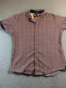 Camisa Billy London Para Hombres Grande Multicolor Ditsy Floral Calce Ajustado Abotonada Casa de Campo - Imagen 1 de 8